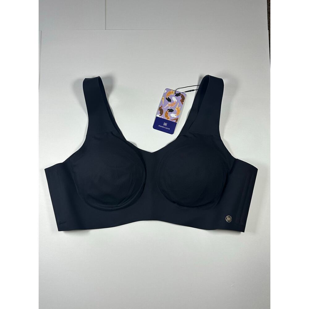 NWT Honeylove V-Neck Bra‎ BLACK Size 2X
